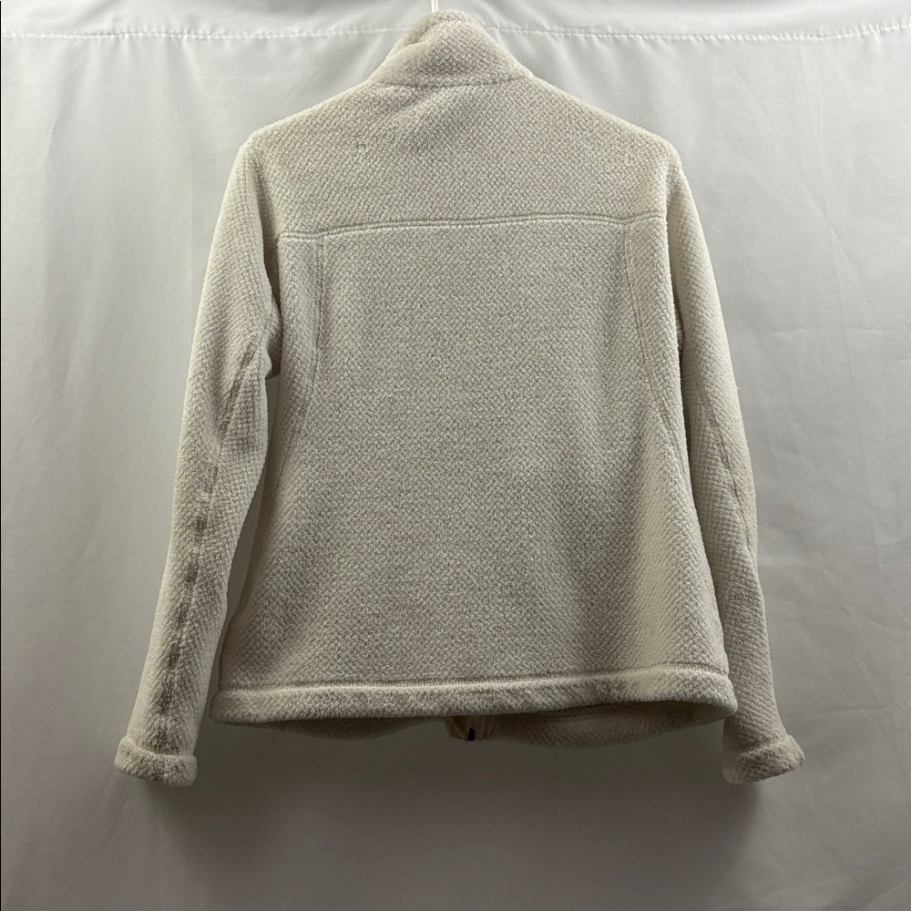 Women’s Medium Patagonia Fleece Jacket Snap-T Retool Full Zip Sweater Cream - Picture 8 of 8